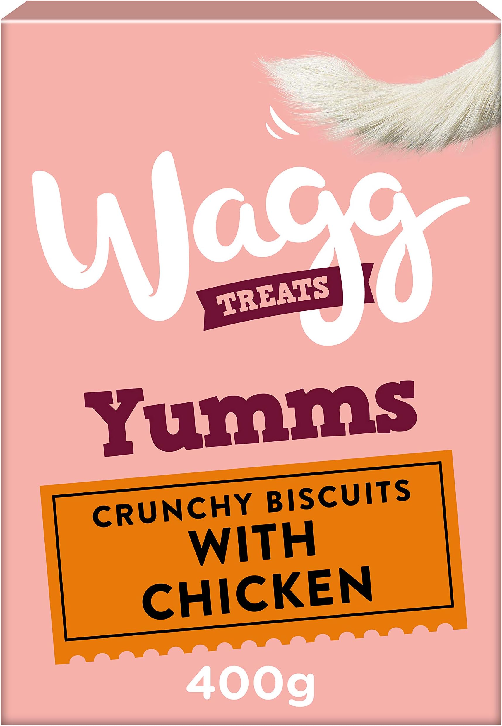 Wagg Yumms Chicken Dog Treats 400g (Pack of 5) Oven Baked Amazon.co