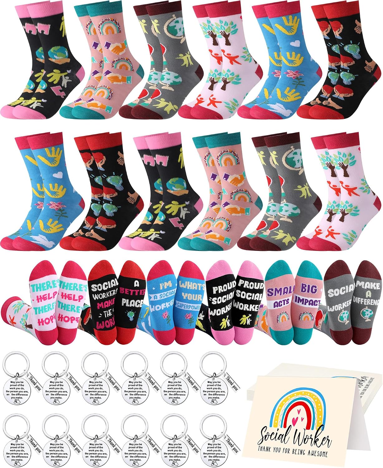 36 Pcs Social Worker Appreciation Gifts Sets Bulk