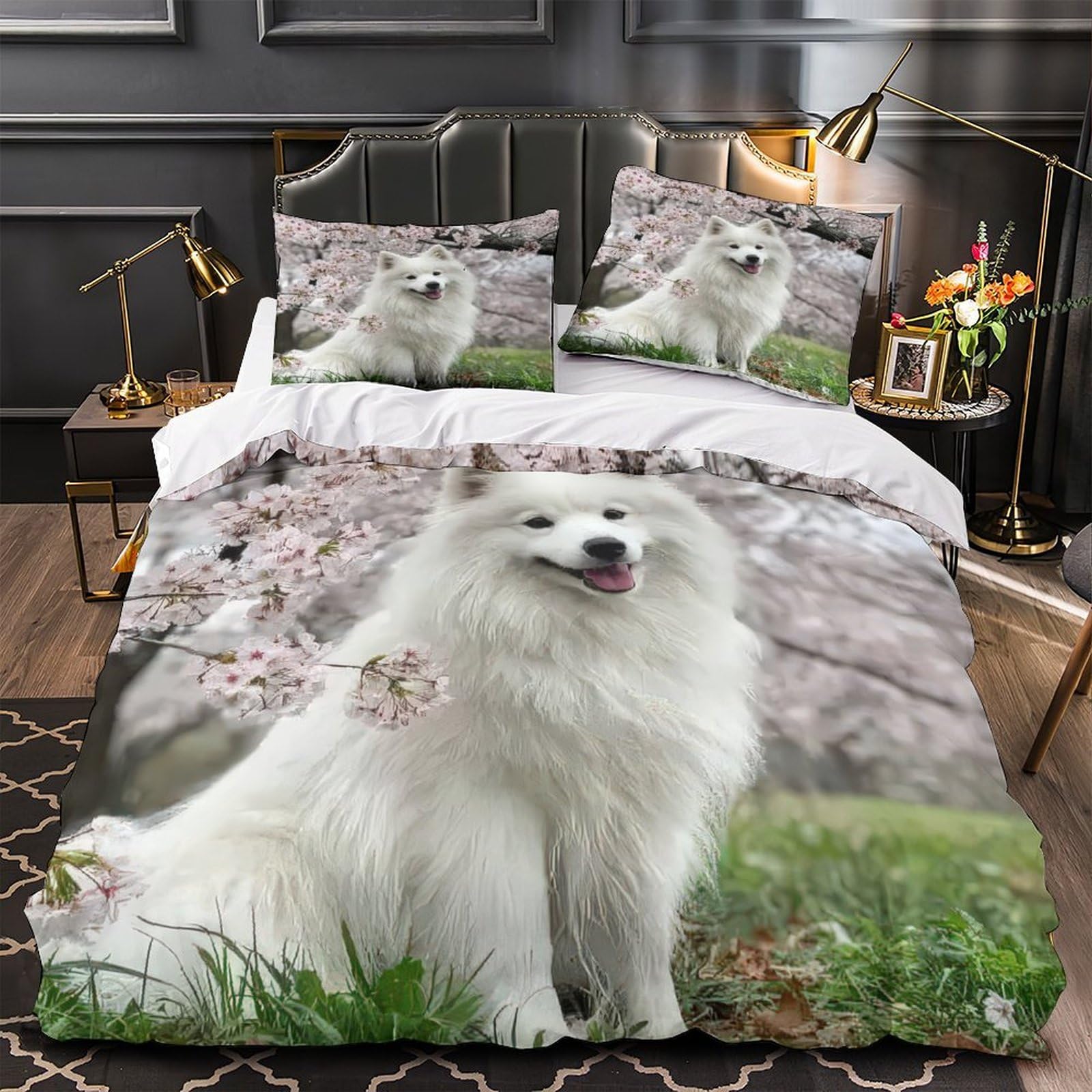 Housse de couette guitare ethnique 3D pour chambre d'ado rock