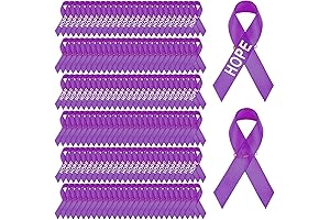 Awareness Ribbon Lapel Pins Bulk for Domestic Violence Prevention