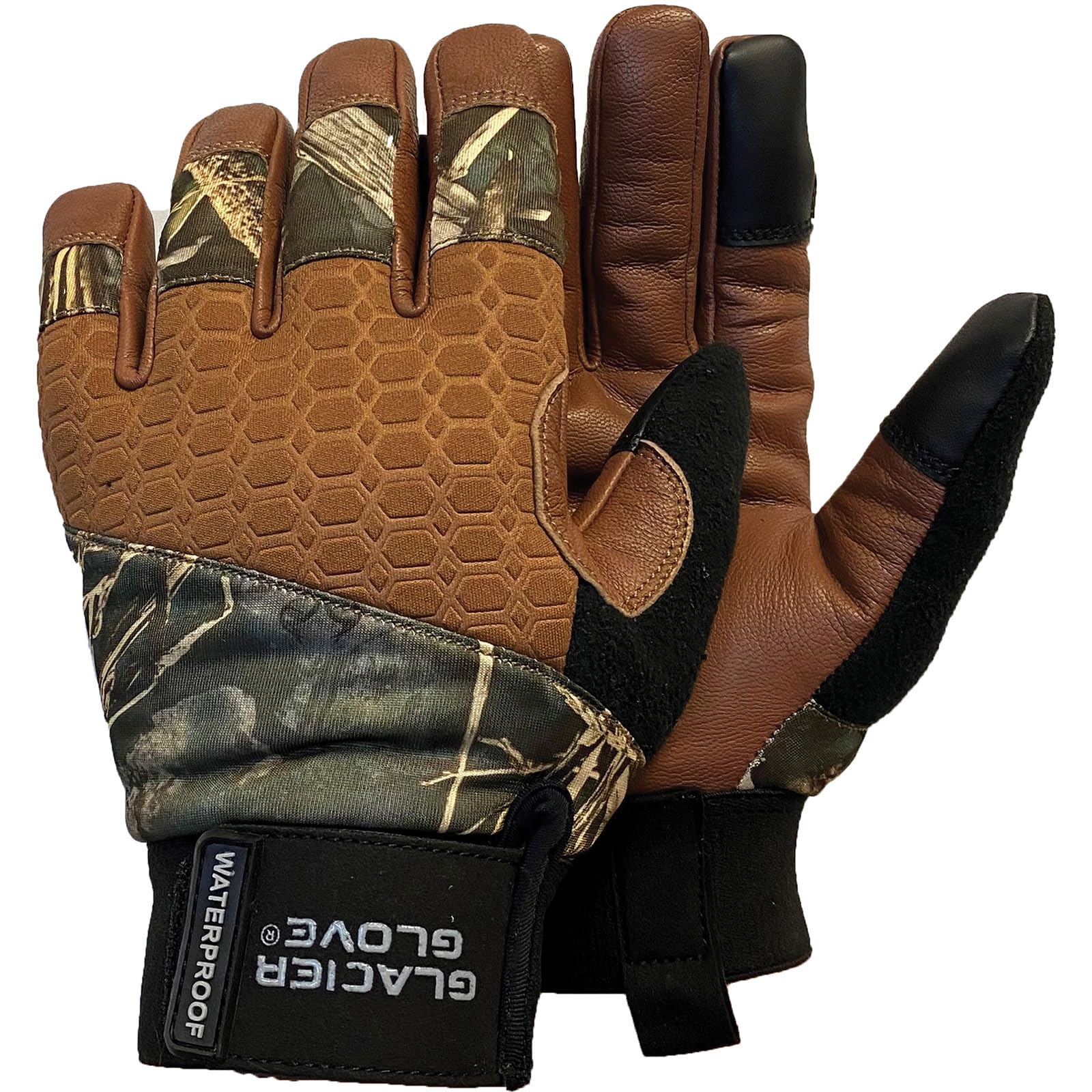 Glacier Glove Unisex Alaska Pro Waterproof Breathable Compatible Gloves Leather Thinsulate Lining for Hunting Fishing, Hiking