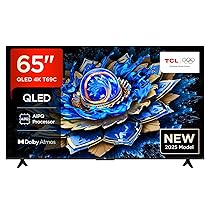 TCL 65T69C 65” QLED 60HZ 4K HDR, Google TV, Smart TV(Dolby Vision & Atmos, Motion clarity, compatibile con Google Assistant & Alexa), 2025