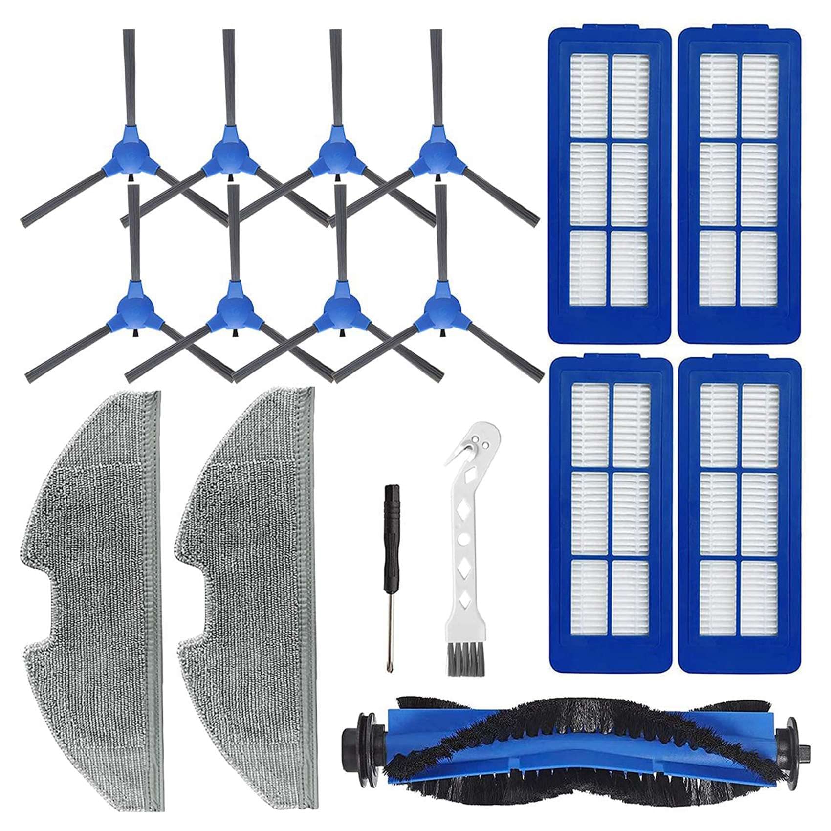 Wresetly Part Set for RoboVac G10 Hybrid, G30 Hybrid Robot Vacuum Cleaner