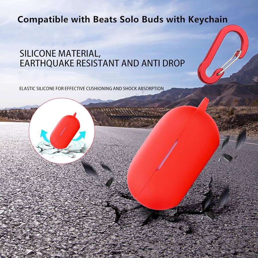 Amazon.com: Case for Beats Solo Buds Case Cover with Flower