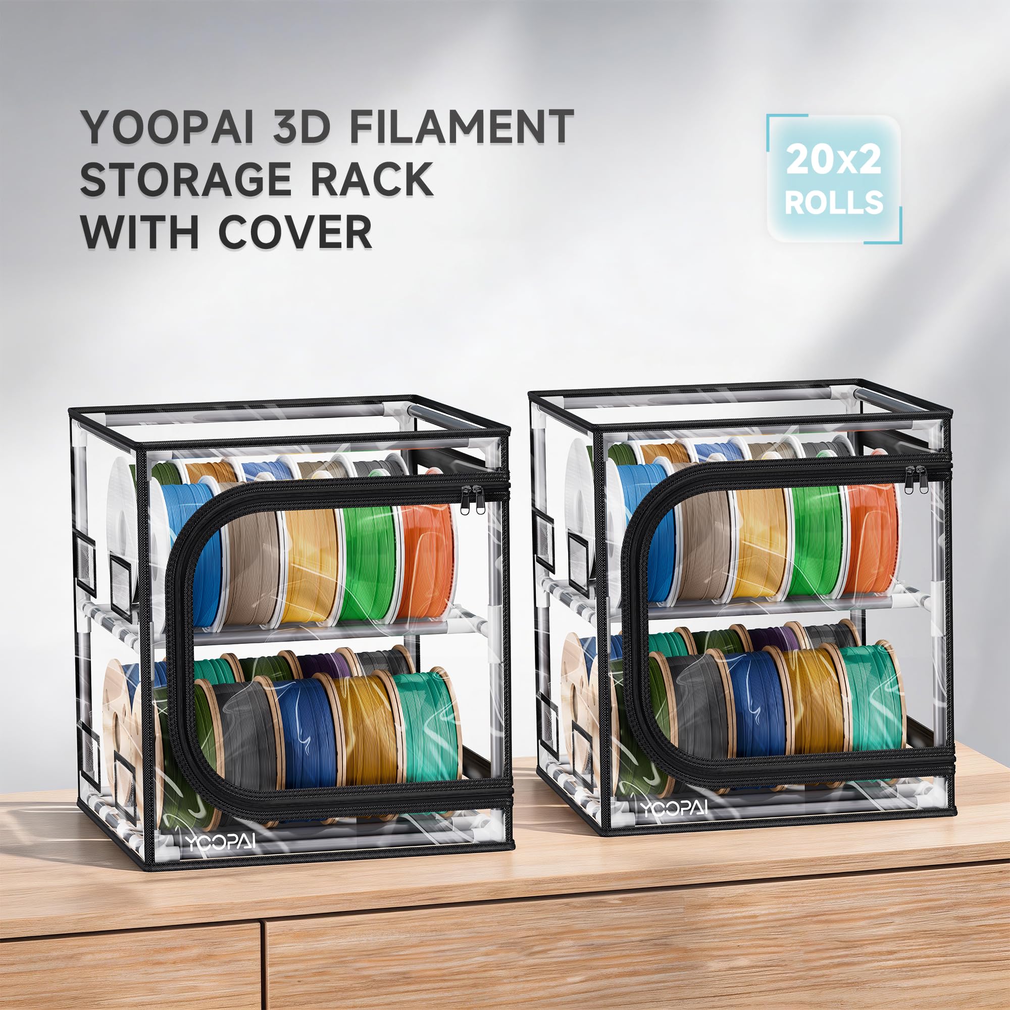 YOOPAI Caja de almacenamiento de fila