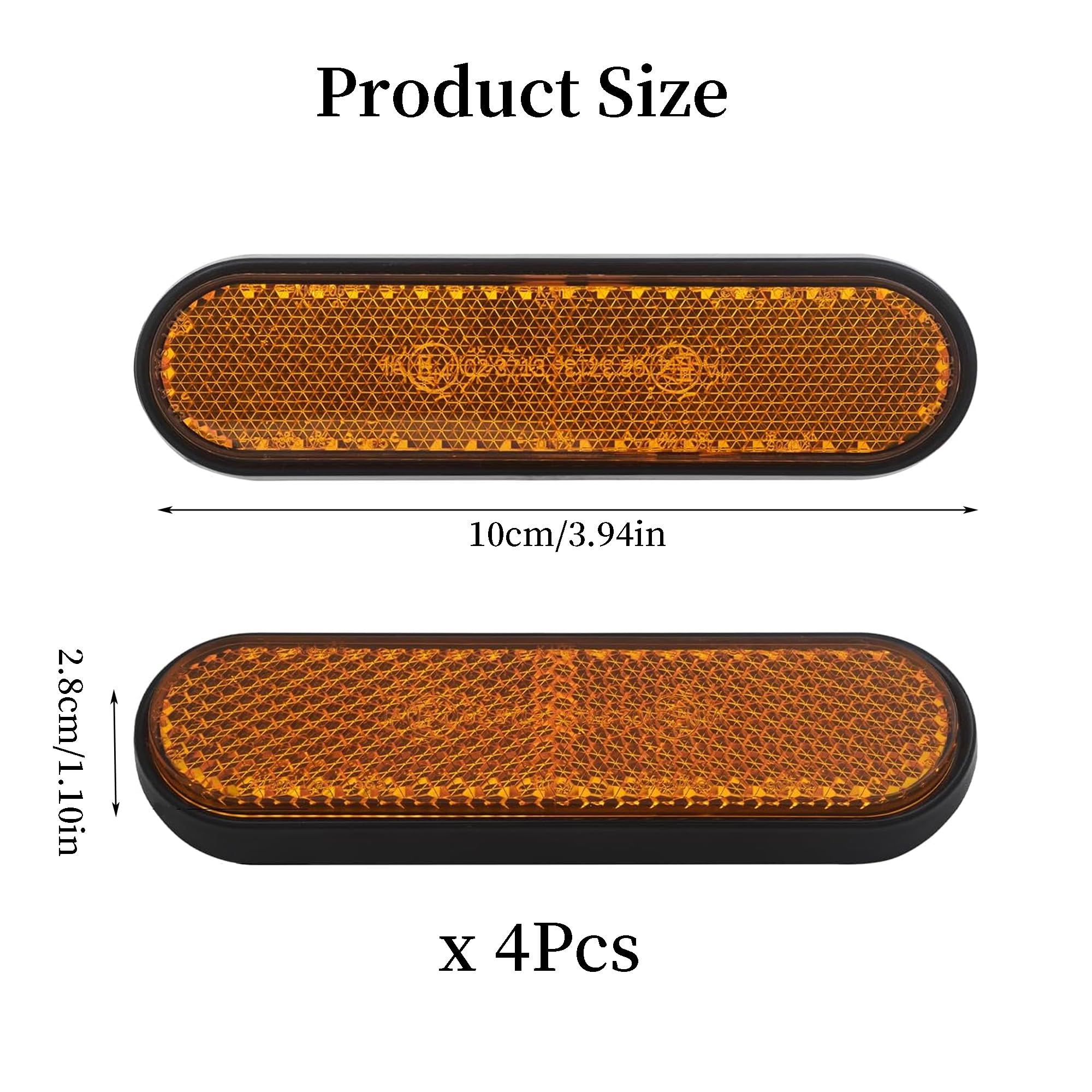 9 reflectoren voor fiets, kattenoog, reflector voor fietsbanden, zeer