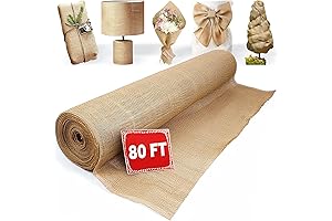 Burlap Fabric Roll for Gardening, Crafts, and Decor