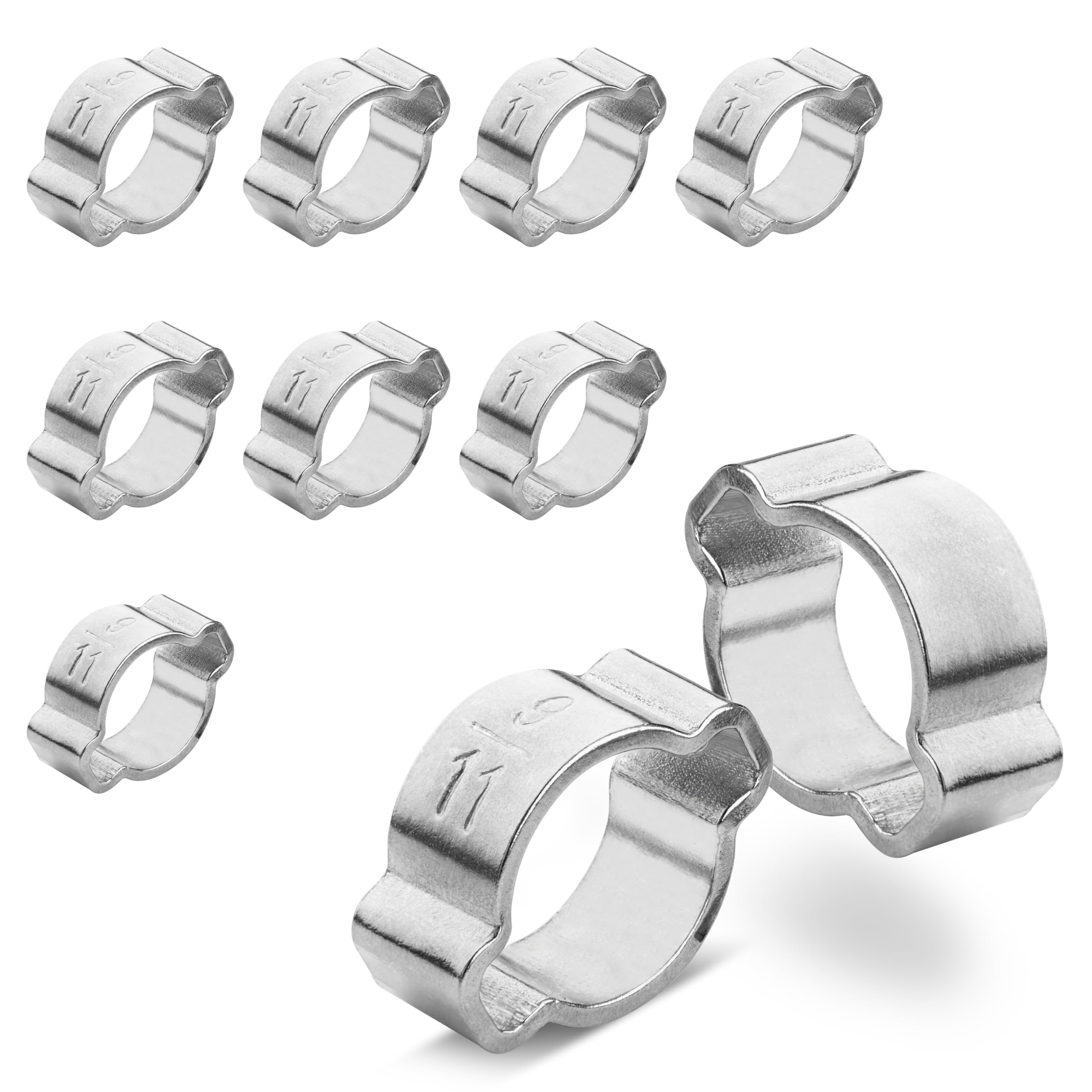 Fascette Stringitubo Con Dado Ad Alette, 10 - 16 Mm, 10 Pezzi - Foto 11