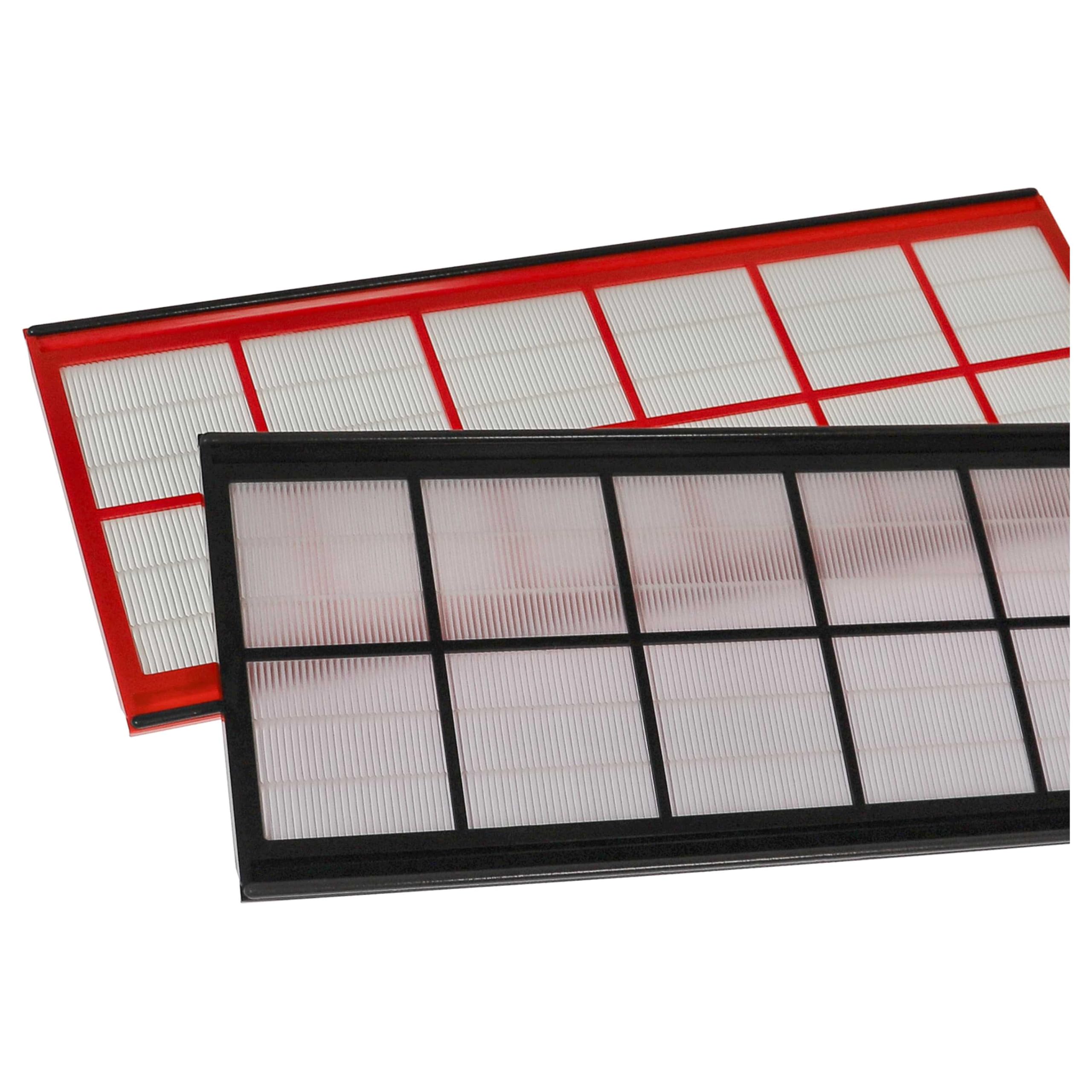 vhbw Lot de filtres Compatible avec Zehnder ComfoAir 350 Appareil de Ventilation - Filtre à air G4 / F7 (8 pcs), Blanc/Rouge/Noir