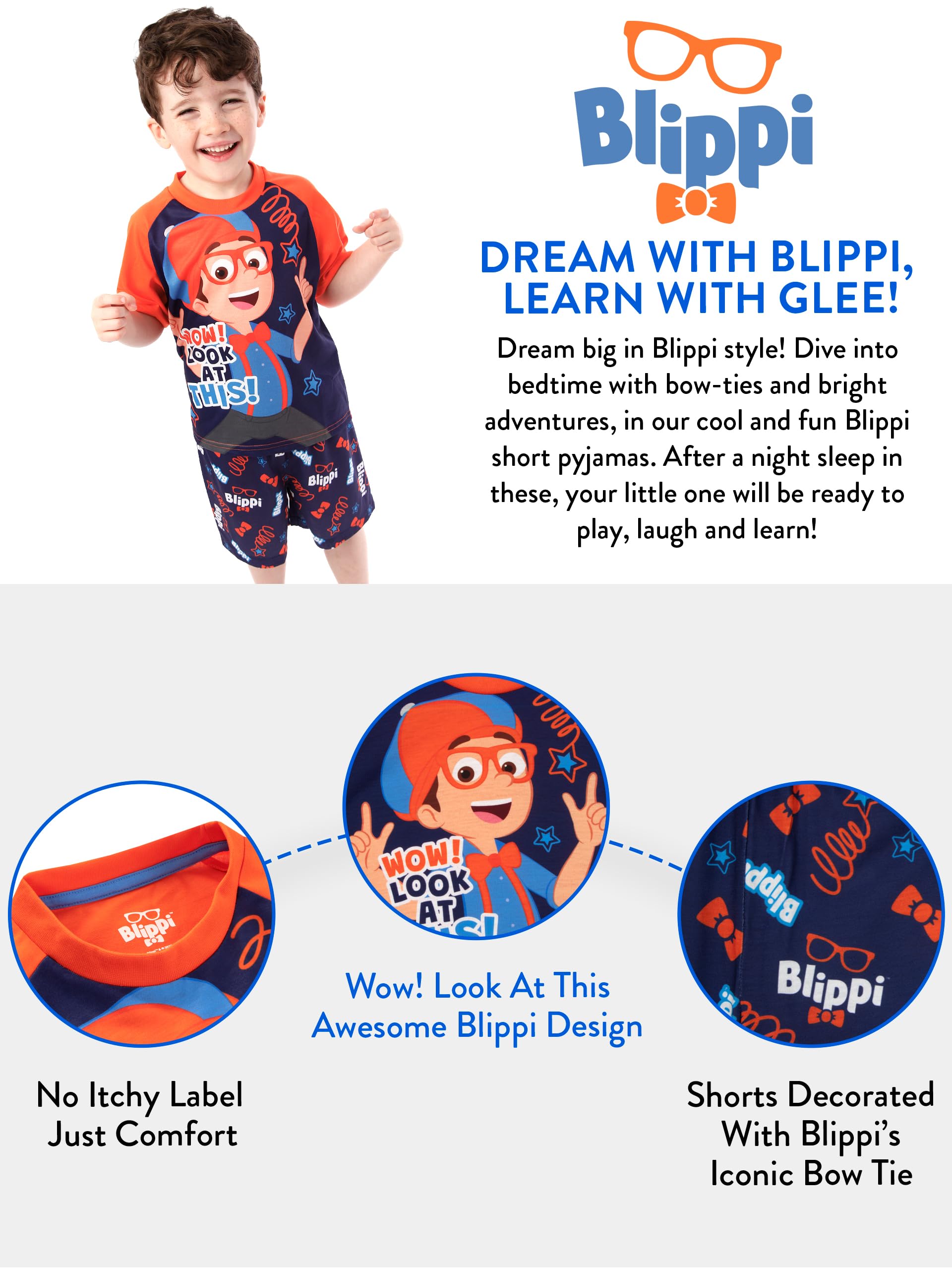 Blippi Pigiama Pigiami per Ragazzi | Pigiamone Ragazzo