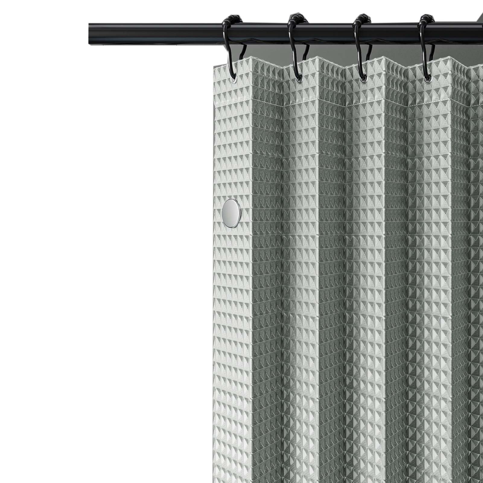 Housse de douche imperméable pliable et moderne pour la décoration de la salle de bain