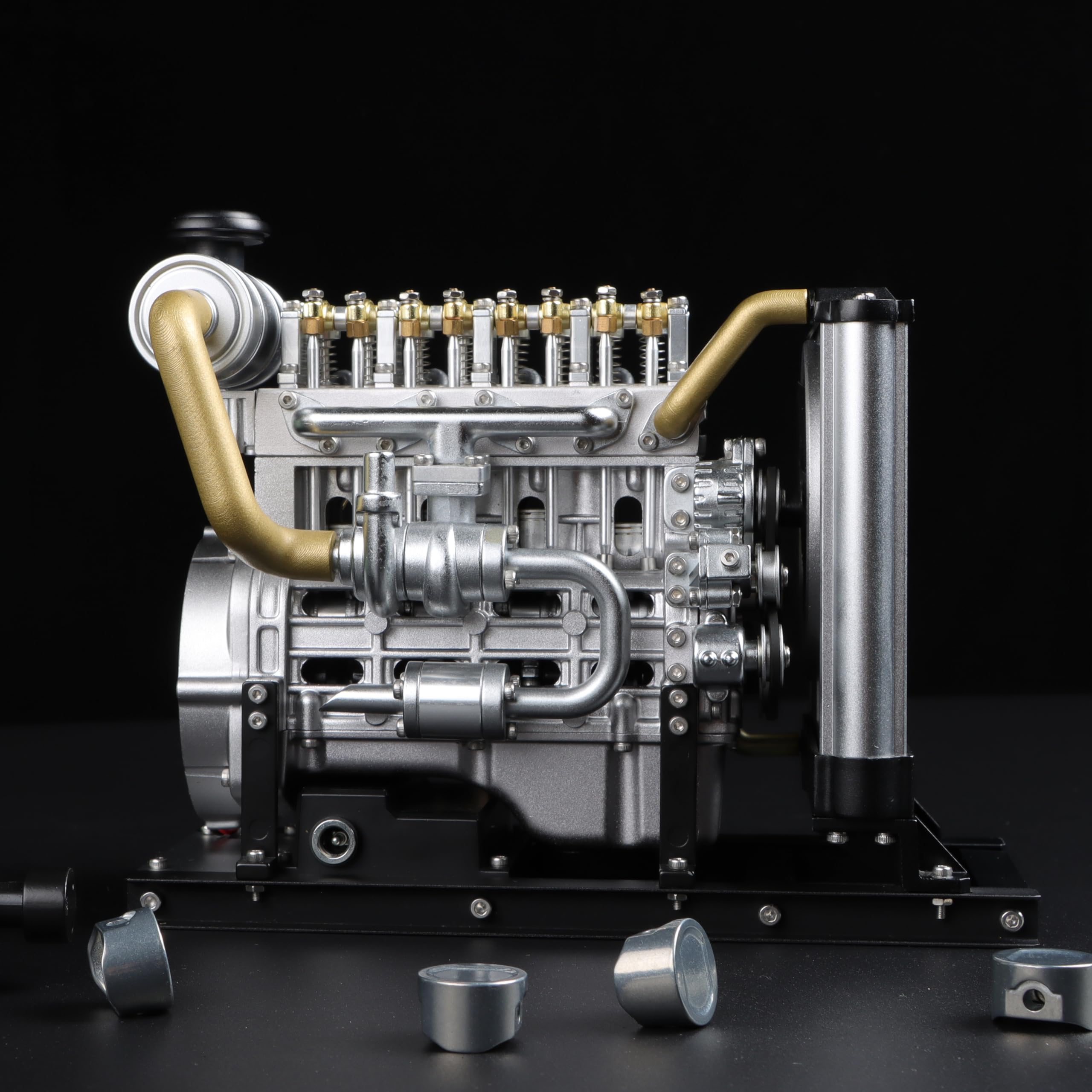 Amazon.co.jp: TECHING ミニディーゼルエンジンモデルキット OHV 4気筒