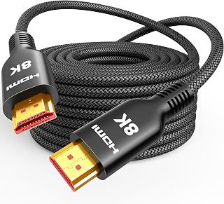 Highwings Long HDMI Cable 35FT, 8K 4K HDMI 2.1 Cord Ultra High Speed 48Gbps