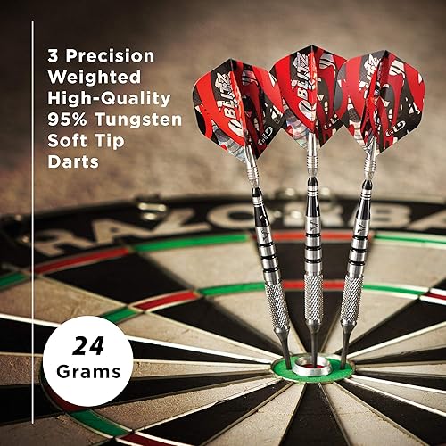 Miniatura 2 de Viper Blitz - Dardos de punta de acero de tungsteno 95 con estuche de almacenamientoviaje