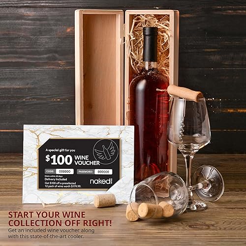 Miniatura 9 de Ivation Refrigerador de vino con compresor de 28 botellas  Gran bodega independiente para vino tinto blanco champán o vino espumoso  Refrigerador