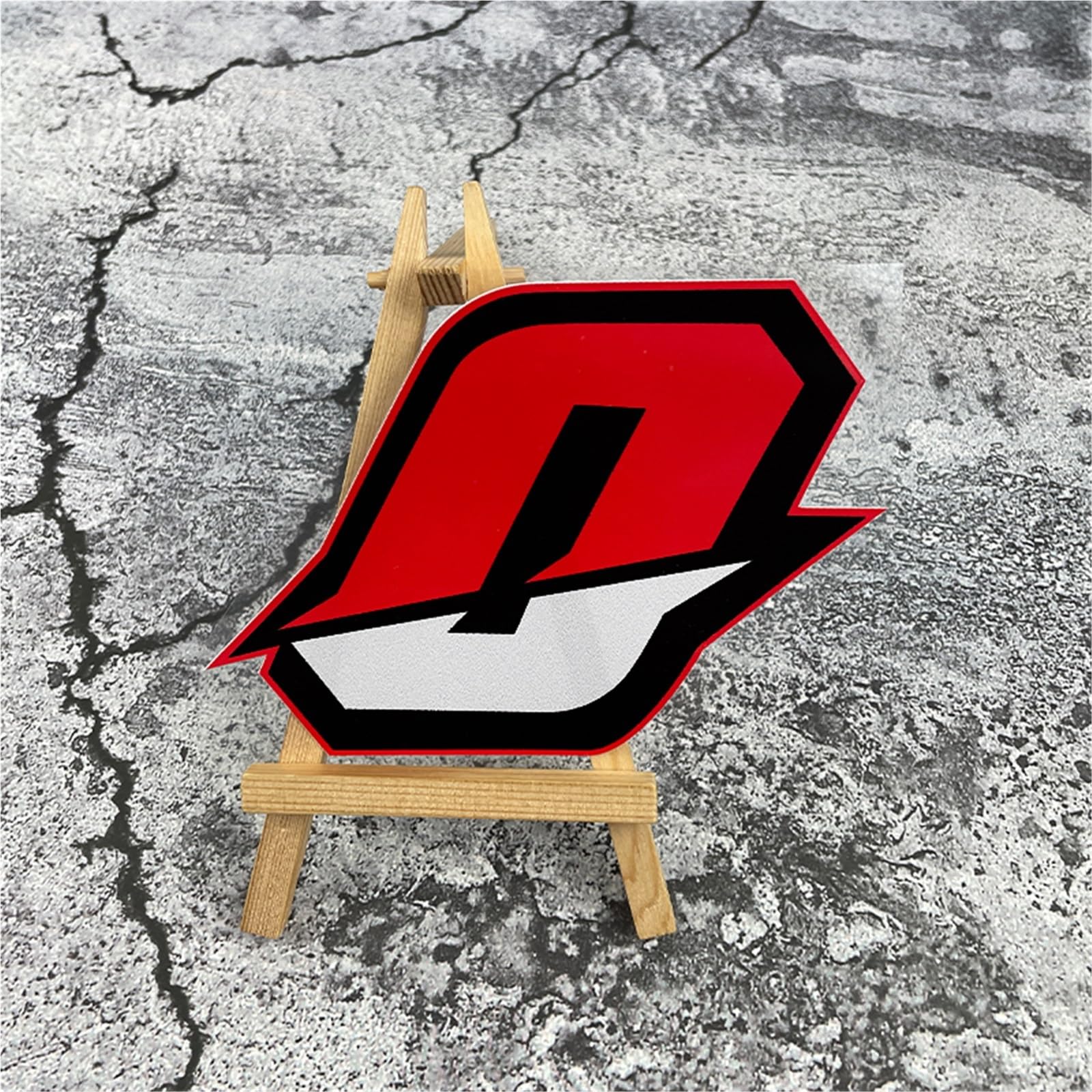 FGLFPXI 2PC Stickers, Waterproof Decals for Motorcycle Front Fairing, Scooter Helmet Box Modified Decor