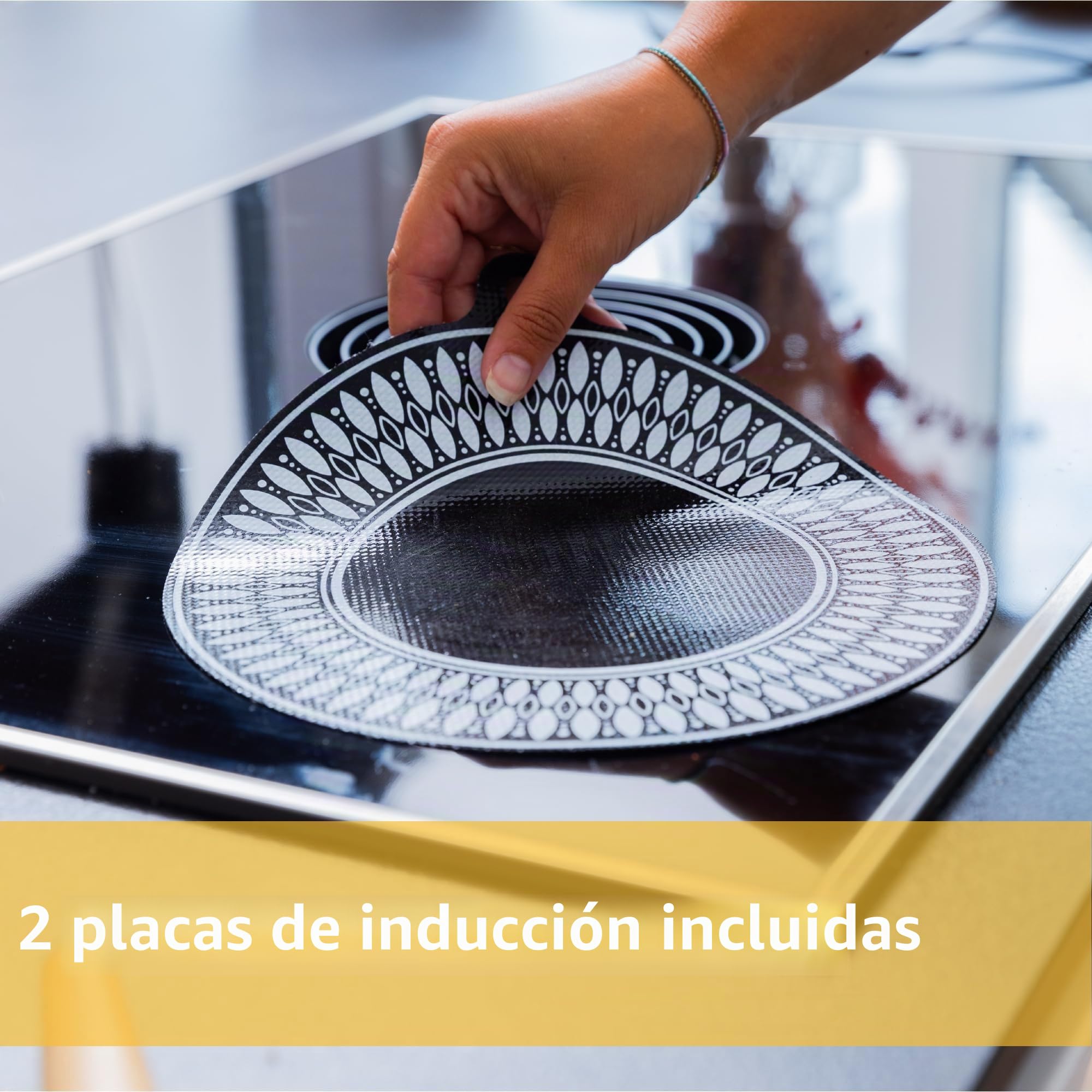 Wok de hierro fundido con revestimiento esmaltado, sartén antiadherente con mango de madera desmontable, utensilios de cocina, sartén de hierro fundido, wok antiadherente, 28 cm de diámetro