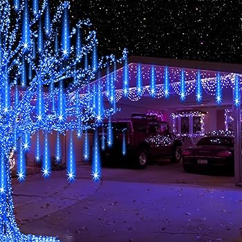 ゆらぎ　epoist . Aukora Christmas Lights Outdoor，LED Meteor Shower Lights