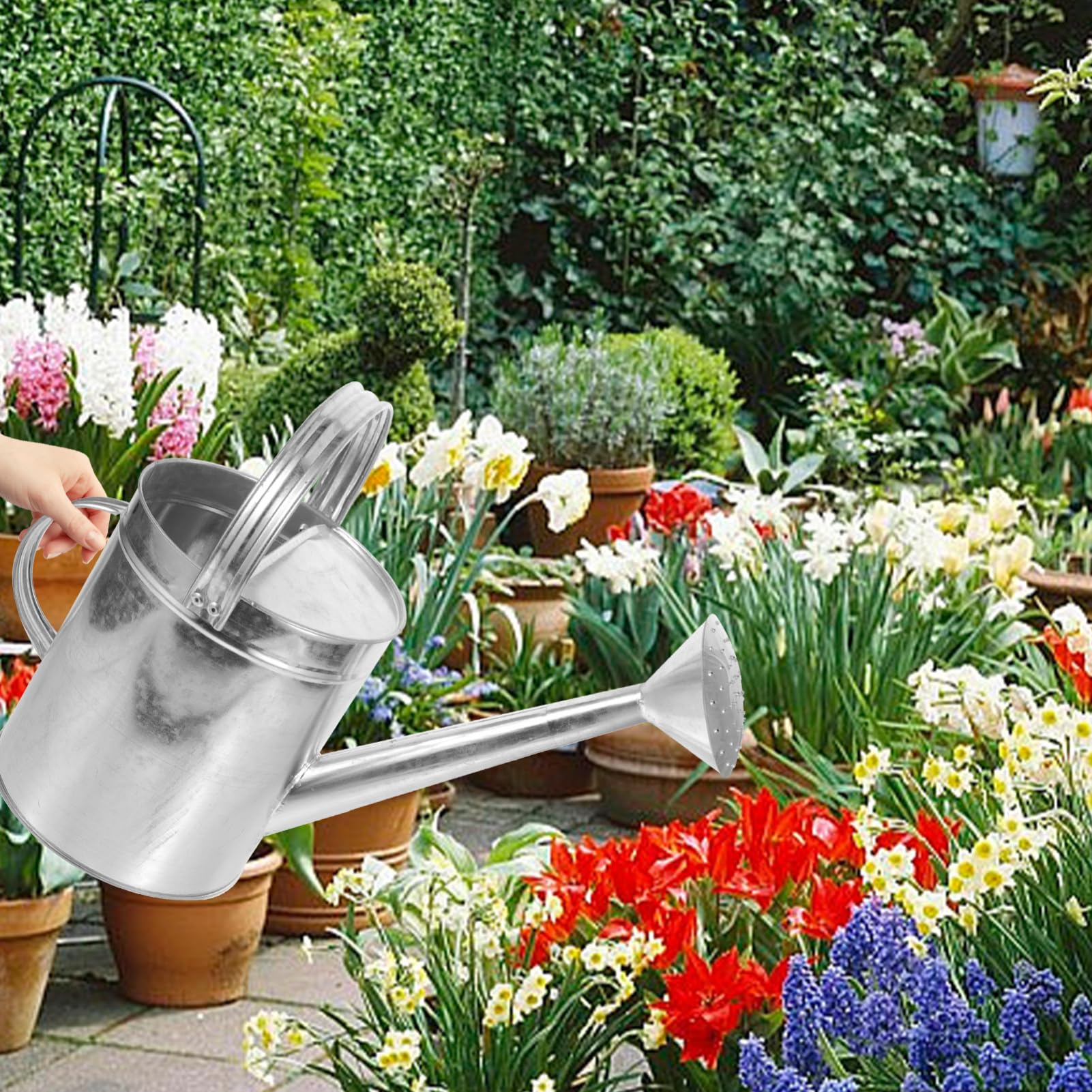 ORFOFE Arrosoir Épais Bec pour Jardinage Et Arrosage des Plantes Intérieur Et Extérieur Pratique Et pour Usage Quotidien