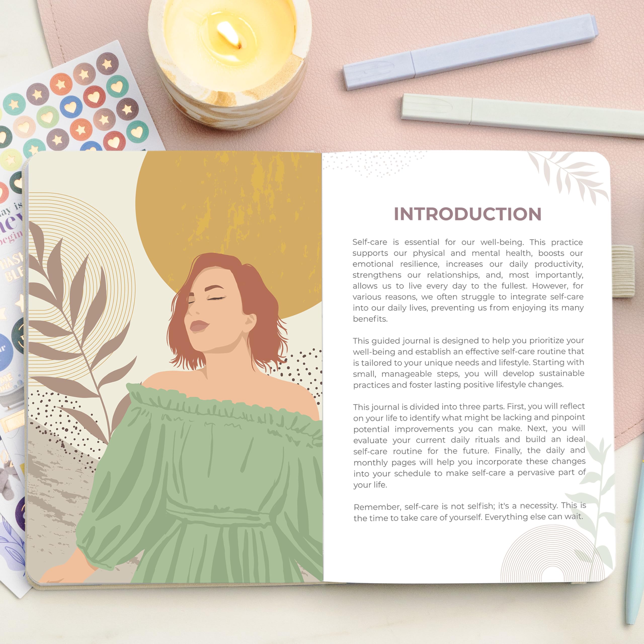 Clever Fox Self-Care Journal Premium, Daily Gratitude & Mental Health Notebook for Women - Image 3