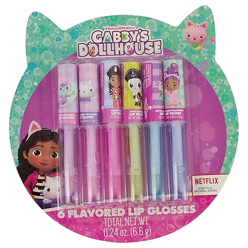 Gabby's Dollhouse 6 piezas de brillo labial