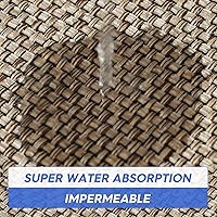 Vista 8 de Juego de tapetes y alfombras de cocina lavables y antideslizantes Artoid Mode de 2 piezas, tapetes de cocina absorbentes con respaldo de goma