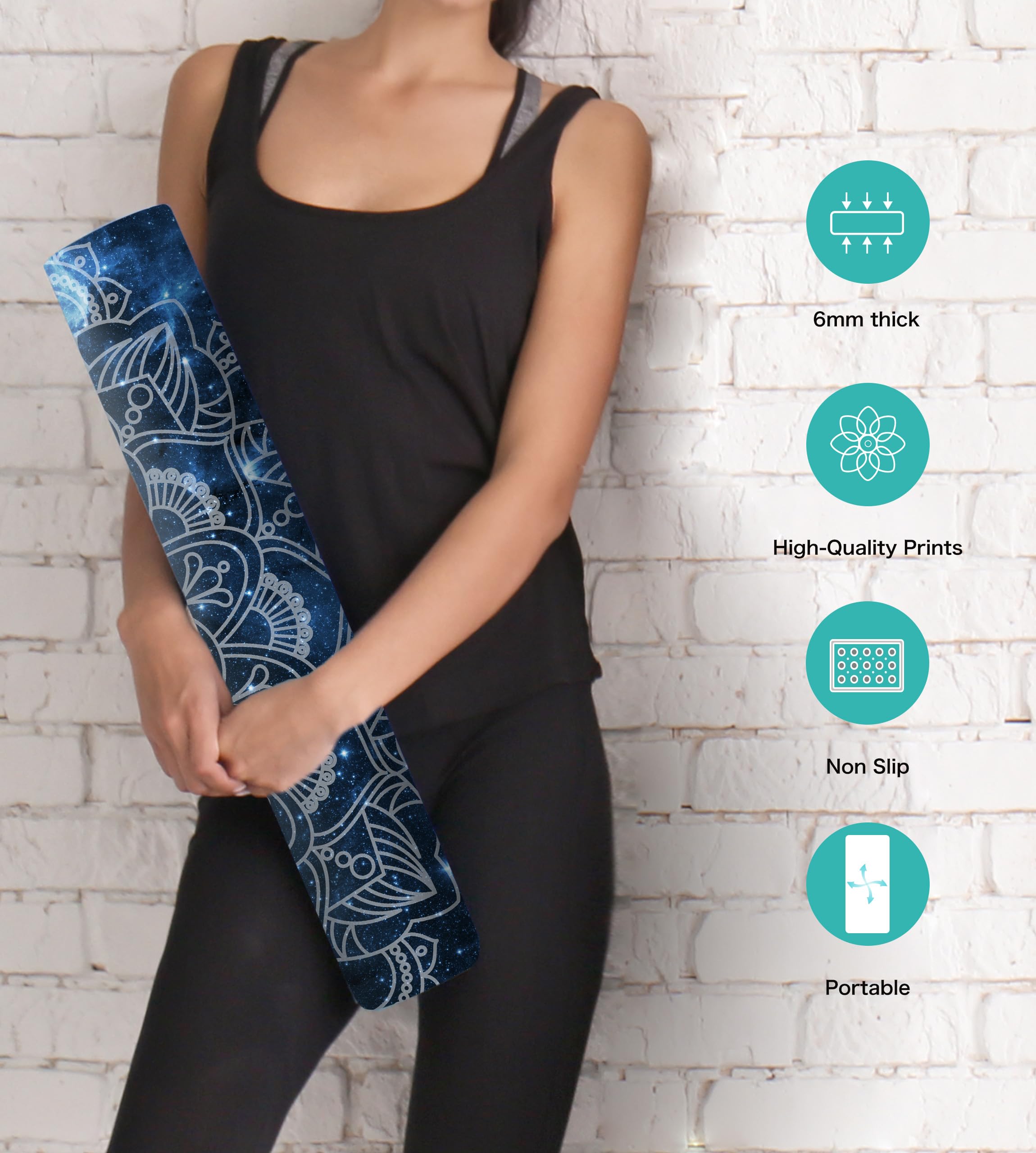 Tapete De Yoga Antideslizante Tpe Para Hombres Y Carpetstyle C | Envío Gratis