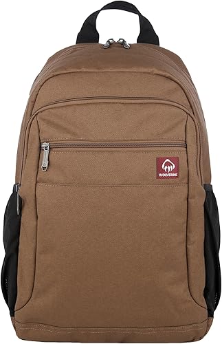 Miniatura 3 de WOLVERINE Mochila para portátil ligera y resistente al agua para viajes o trabajo, Laptop - Castaño, Mochila para portátil ligera y resistente al