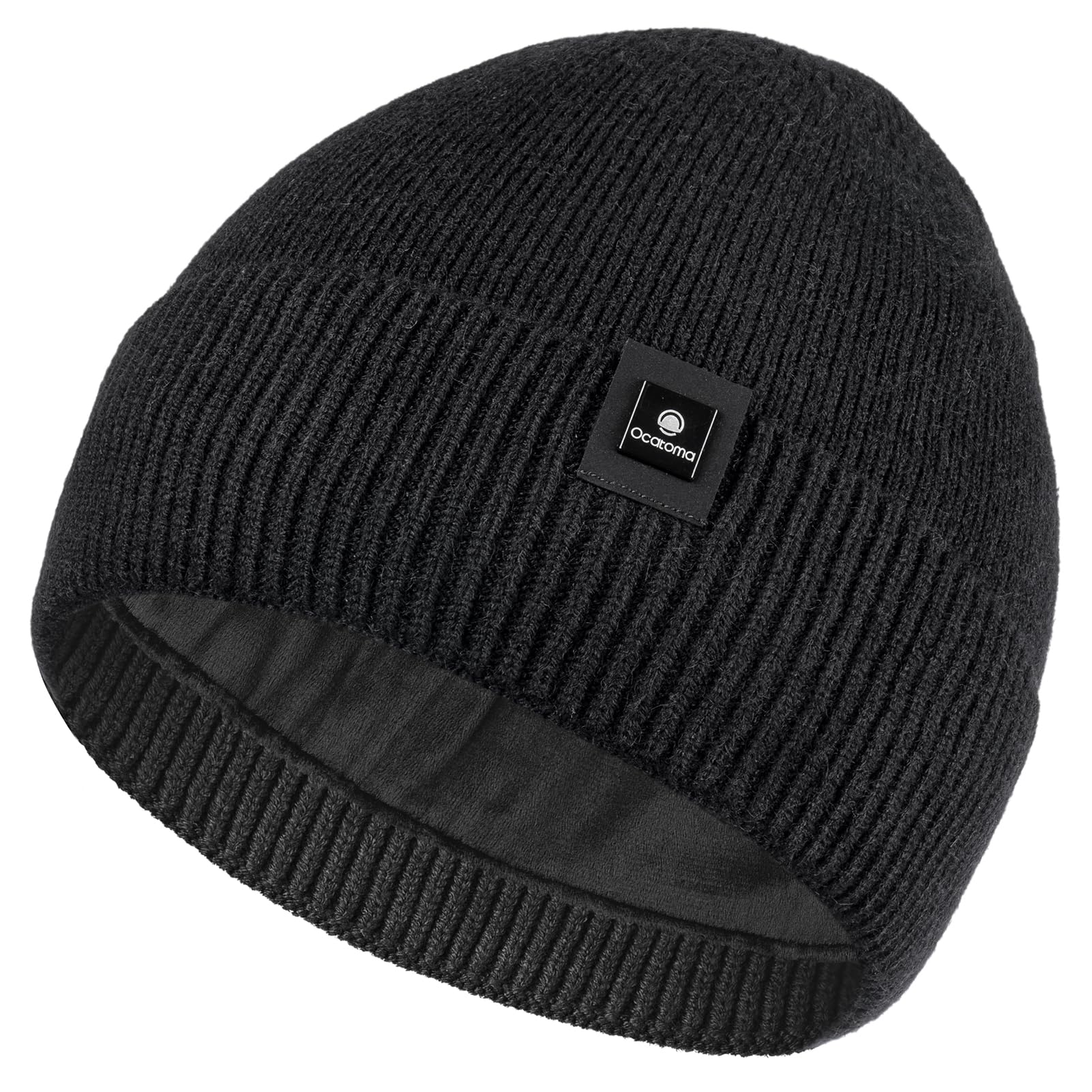 Beanie for Men Soft Knit Cuffed Unisex Beanie Warm Winter Ski Hats Gifts for Men Women