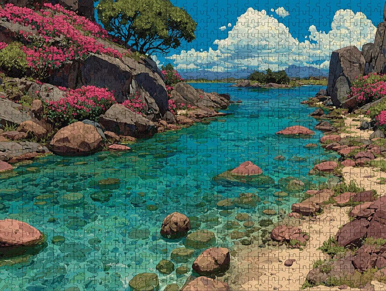 I-9841 Drewniane puzzle z krajobrazem, 99 x 70 cm, niebo, 2000 sztuk, dla dorosłych, z pudełkiem, edukacyjna, wymagająca gra, prezenty dla nastolatków, napis na plecach, łatwe do odróżnienia