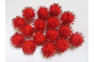 YYCRAFT Tinsel Pom Poms: A Festive Sparkle to Your Christmas Decor