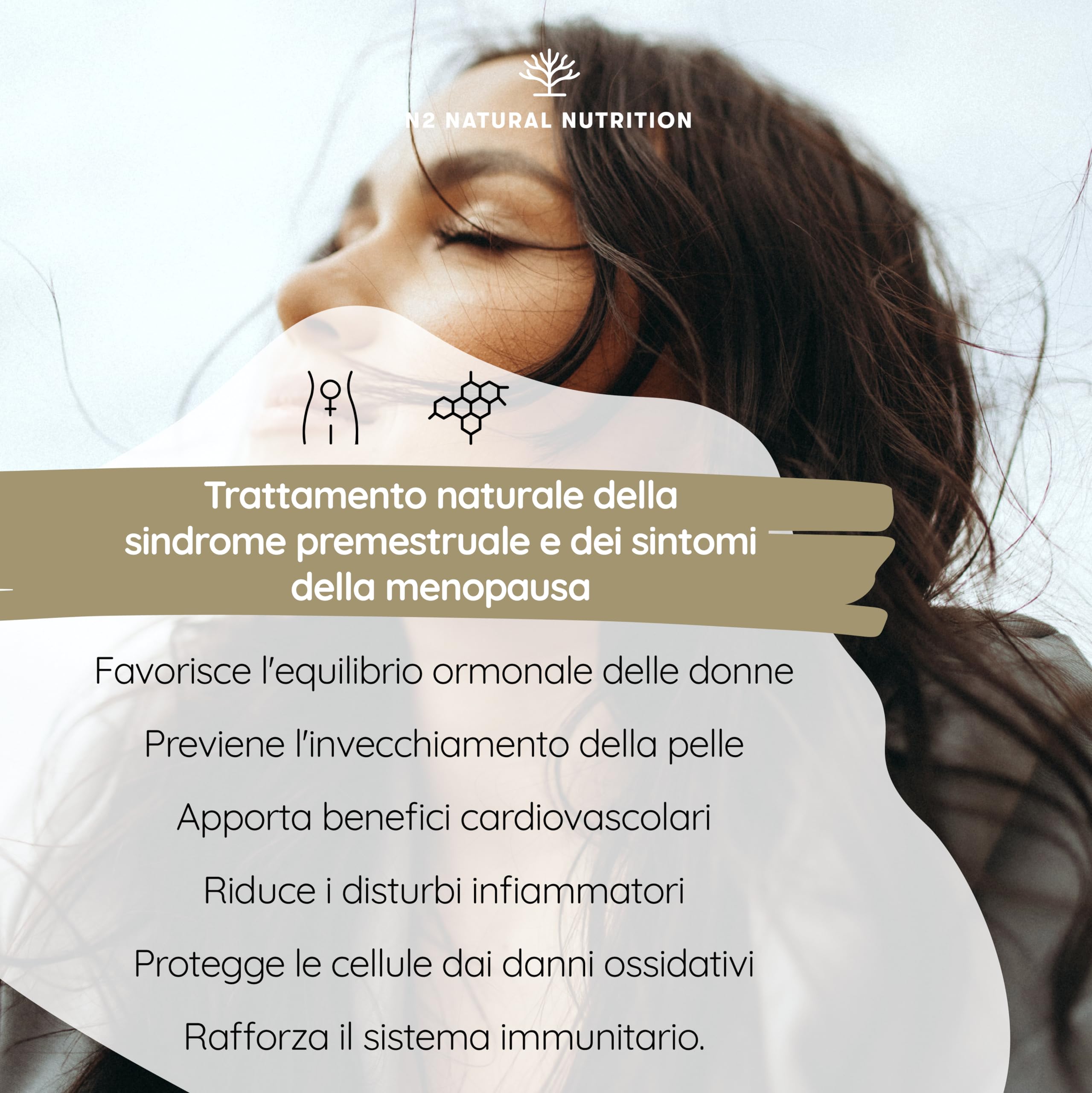 Olio di Enotera 200 Perle 2000 mg 10% GLA con Vitamina E e Omega 6. Equilibrio Ormonale. Integratore Menopausa e Sindrome Premenstruale. Antiossidante Per la Pelle, e Capelli. N2 Natural Nutrition