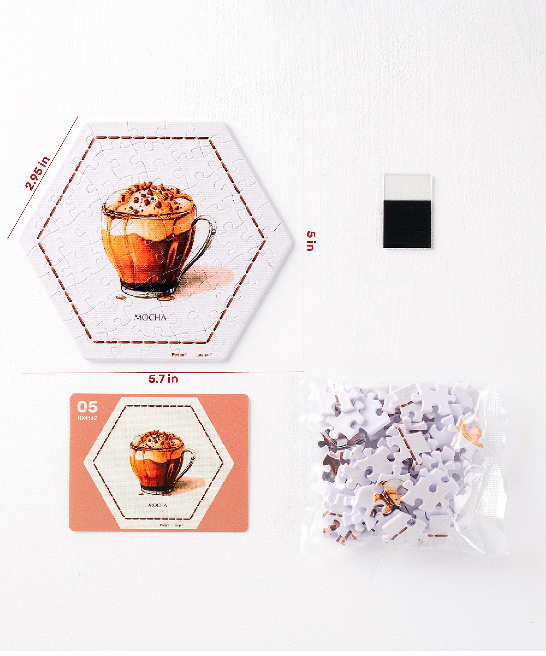 Amazon.com: Pintoo Jigsaw Puzzle Wall Tile Puzzle Set Coffee Time