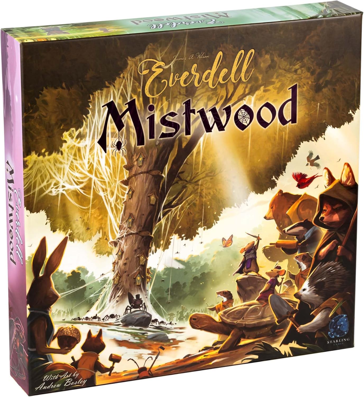 Everdell Mistwood Board Game Expansion - Solo & 2-Player Mode, Unique AI Villain, New Critter Meeples & Player Powers - Compatible with Everdell Base Game & Expansions