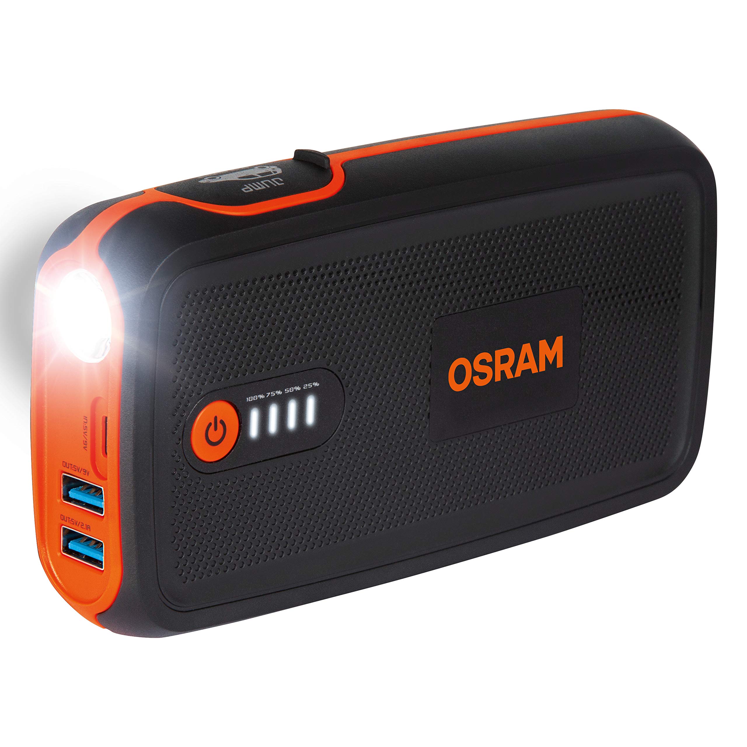 OSRAM BATTERYstart 300, démarreur au Lithium 13000 mAh pour véhicules à Moteur Essence jusqu'à 6l et Moteur Diesel 3l
