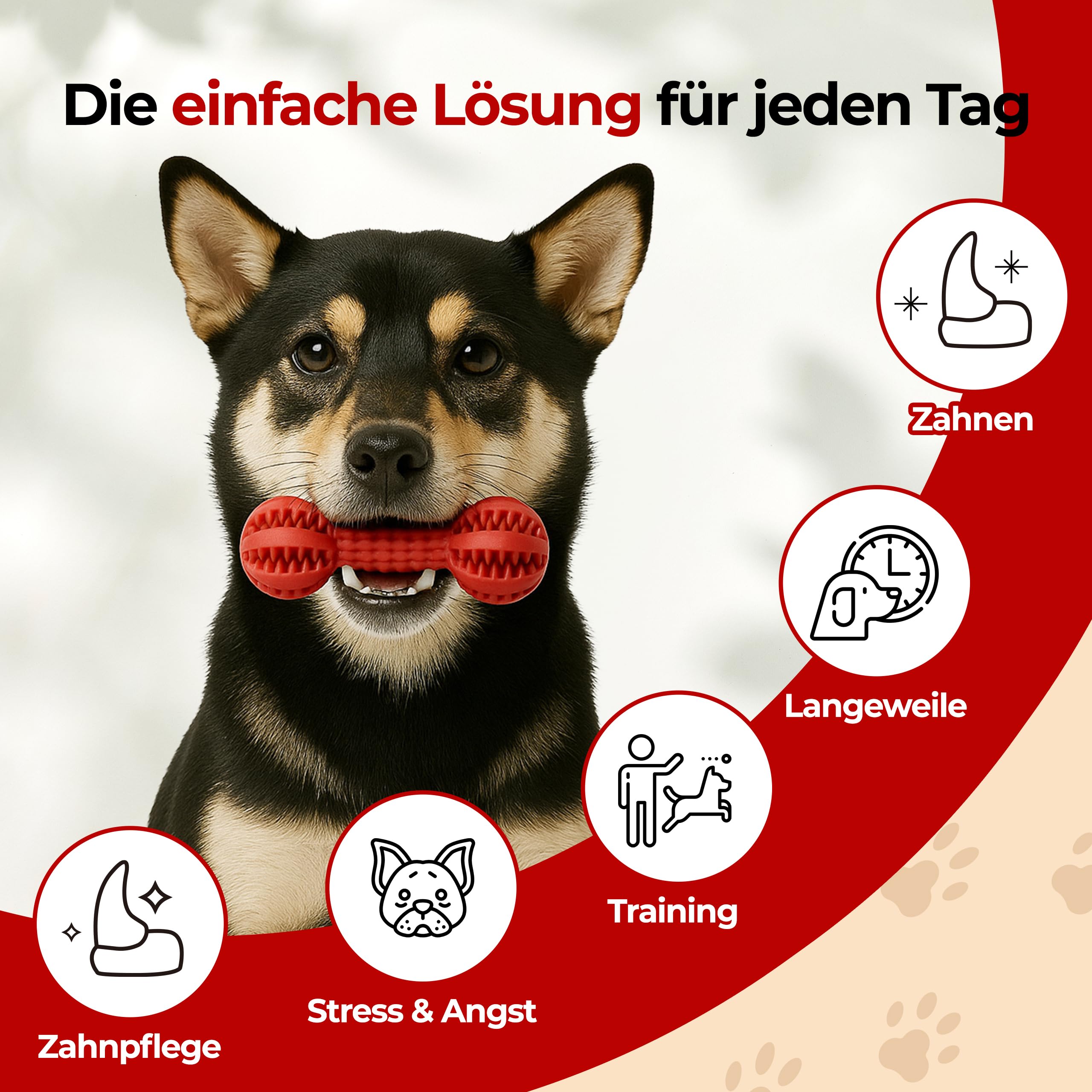 JAYU PET Zahnbürstenspielzeug Hundekauspielzeug für Aggressive Kauer, langlebiges Zahnkauen für kleine und mittelgroße Hunde, Zahnreinigungsspielzeug, um sie zu beschäftigen, Plaque und Zahnstein zu | Aggressive Kauer, langlebiges Zahnspielzeug, Zahnreini