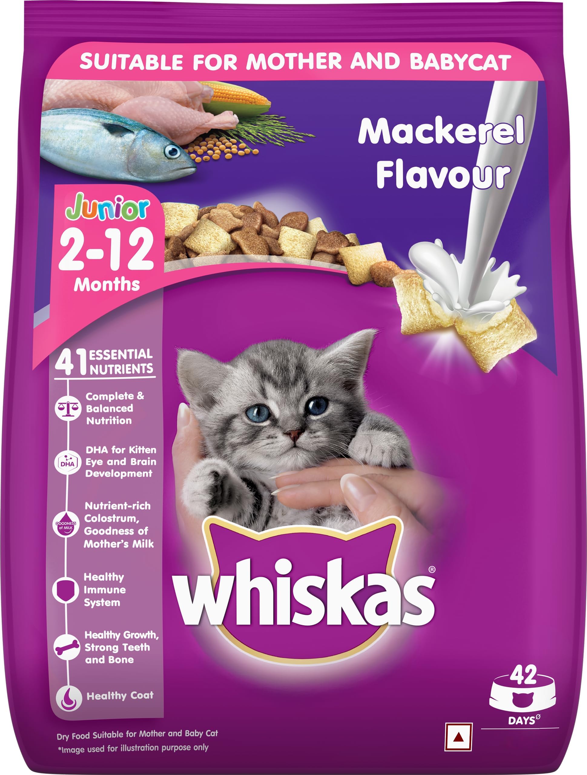 Buy Whiskas Wet Food for Adult Cats (+1 Years), Tuna in Jelly Flavour