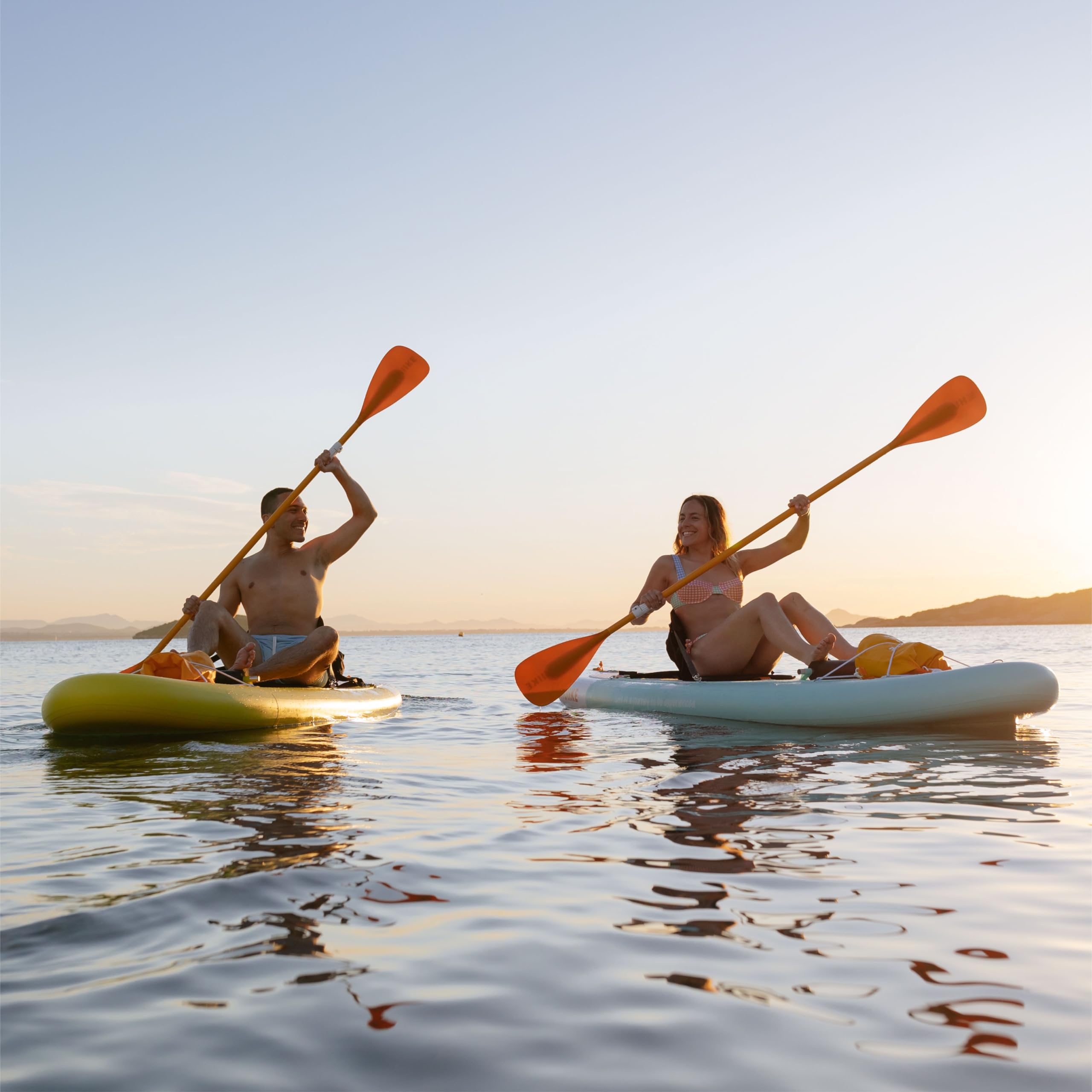 HUIIKE Remo Paddle Surf 2 en 1 de Aluminio Remo Doble Paddle Surf 4 Piezas Desmontable para Pádel Sup Board Hinchable | Pala Ajustable de Fácil Transporte para Kayak y Padel, Set Accesorios Sup