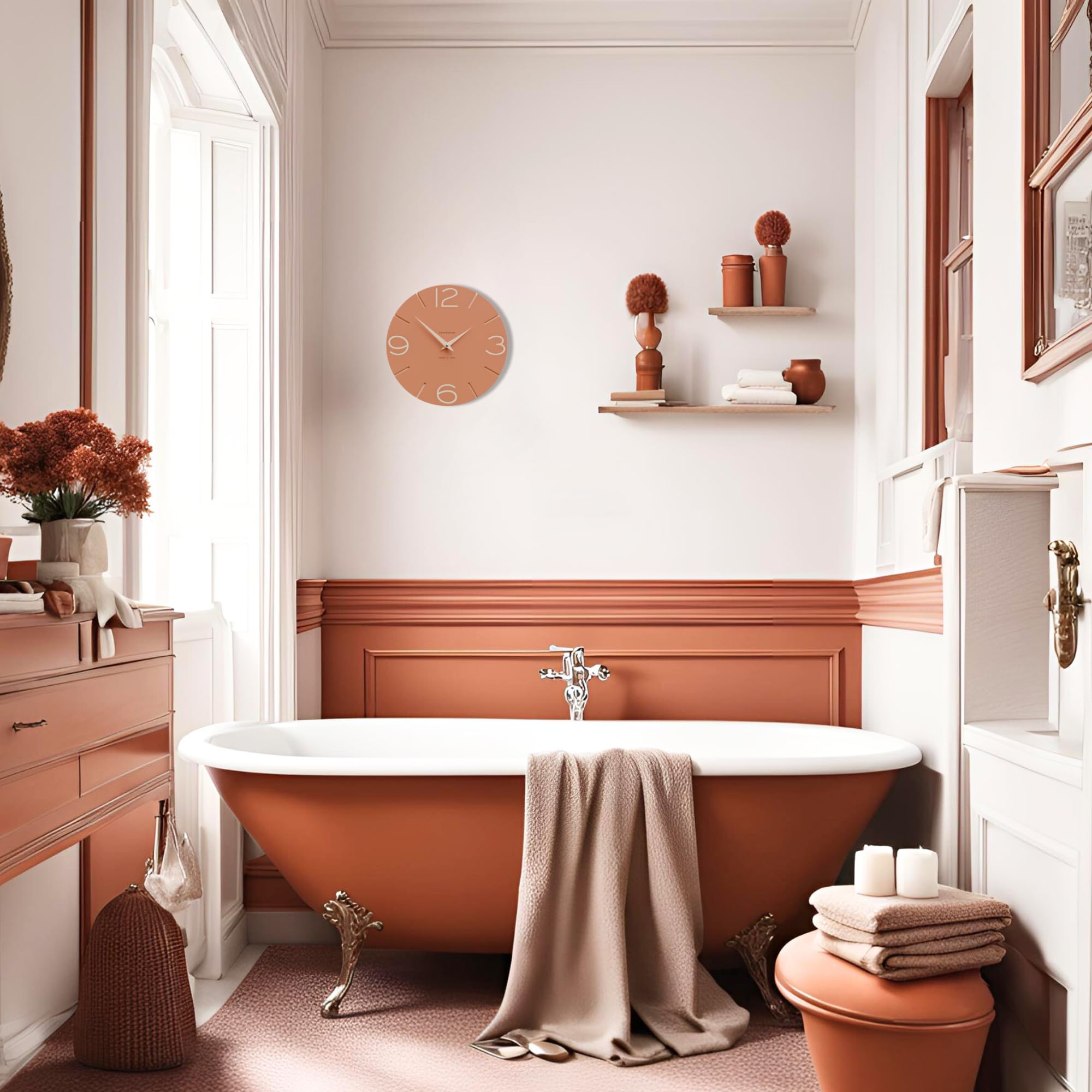 Callea Design ウォールクロック smile 掛け時計 Amazon.co.jp: 【 世界10カ国以上で愛される × 35色から選べる