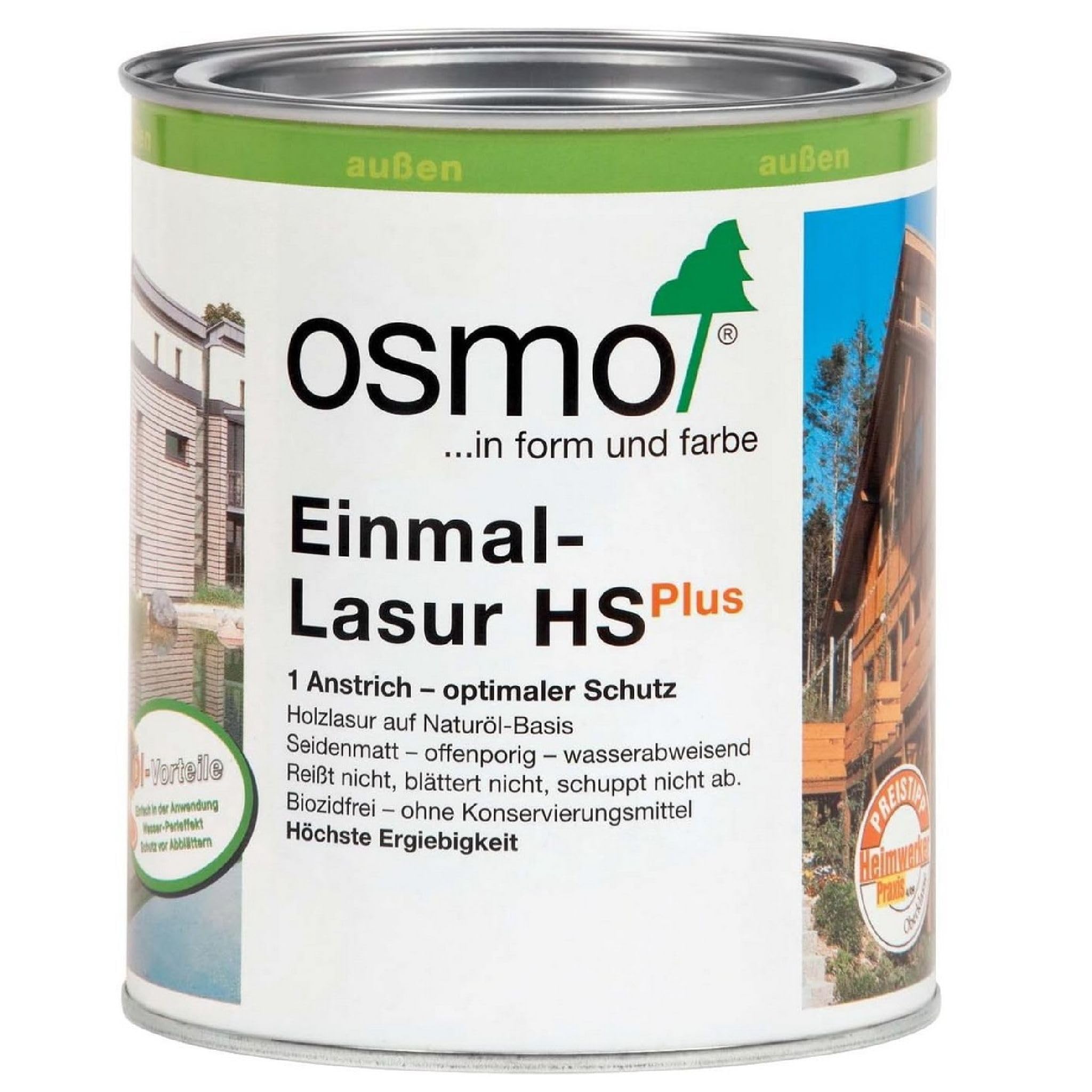 Osmo Walnut Hs Plus Stain 1 Coat 750 Ml 1261