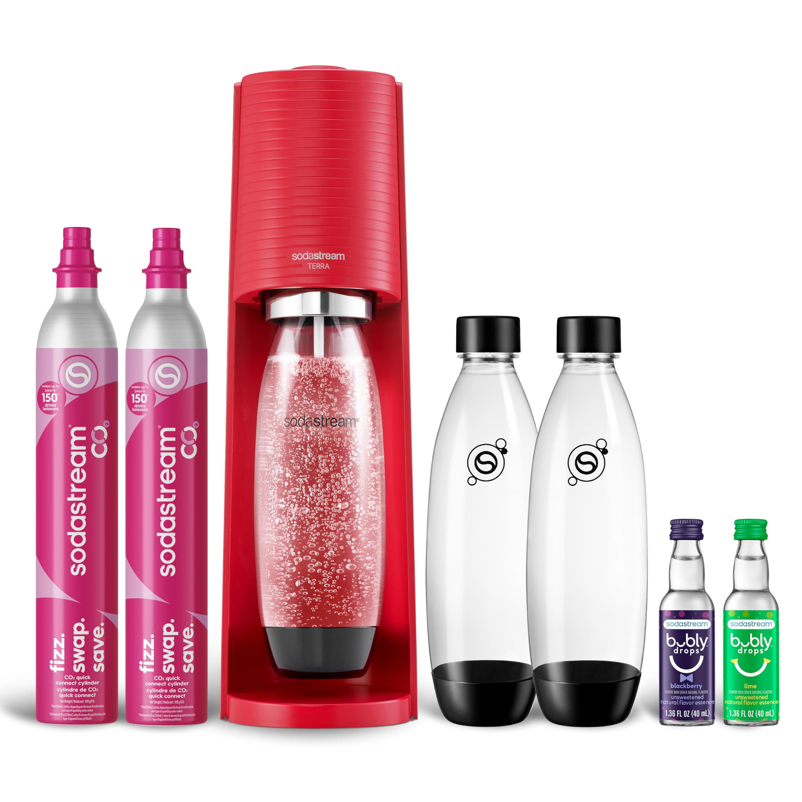 家電 SodaStream SPIRIT 2025 SodaStream Spirit Sparkling Water Drink Maker Terra Pack Soda