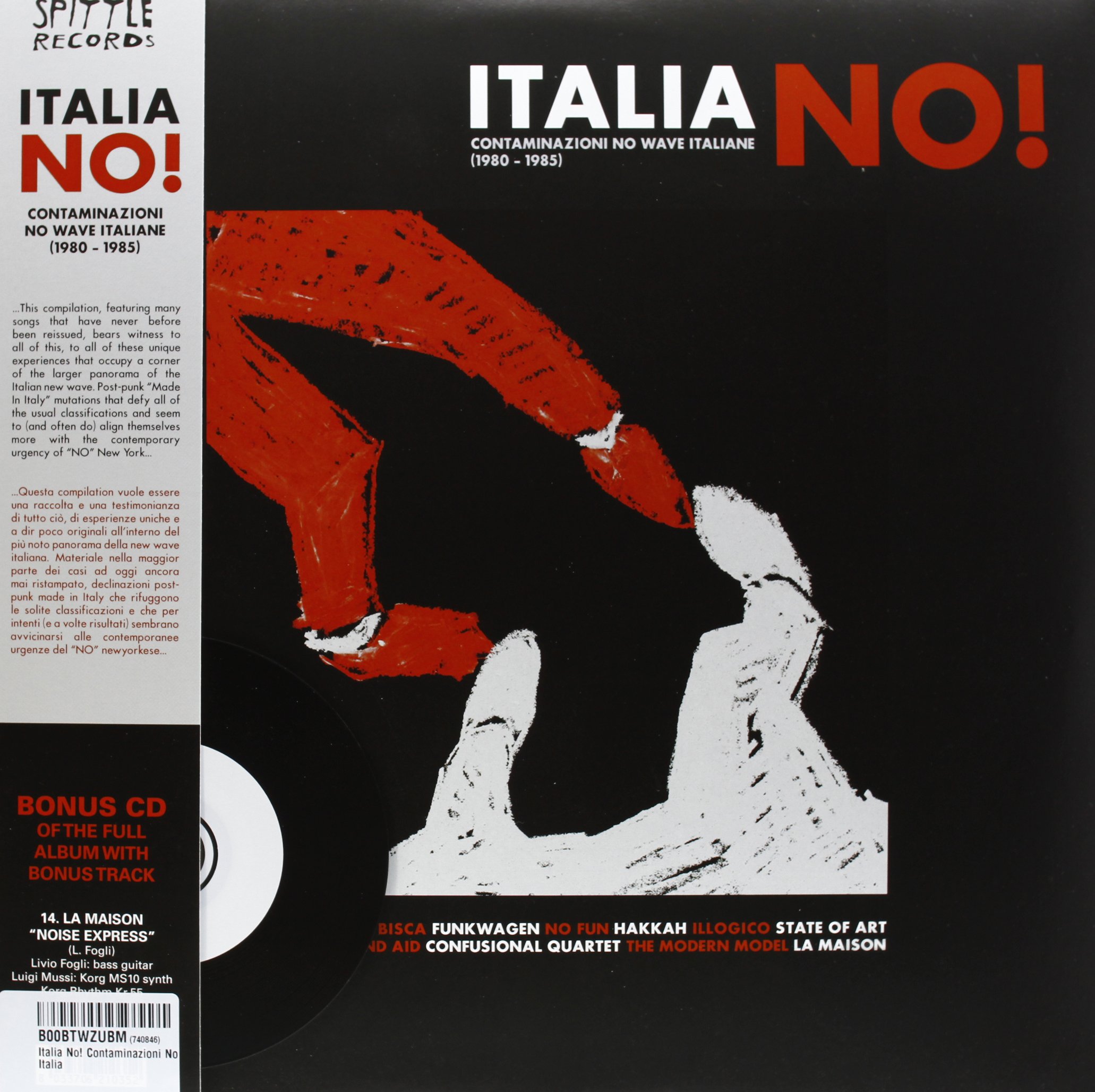 Italia No! Contaminazioni No Wave Italiane 1980-1985 (Lp+cd) [VINYL]