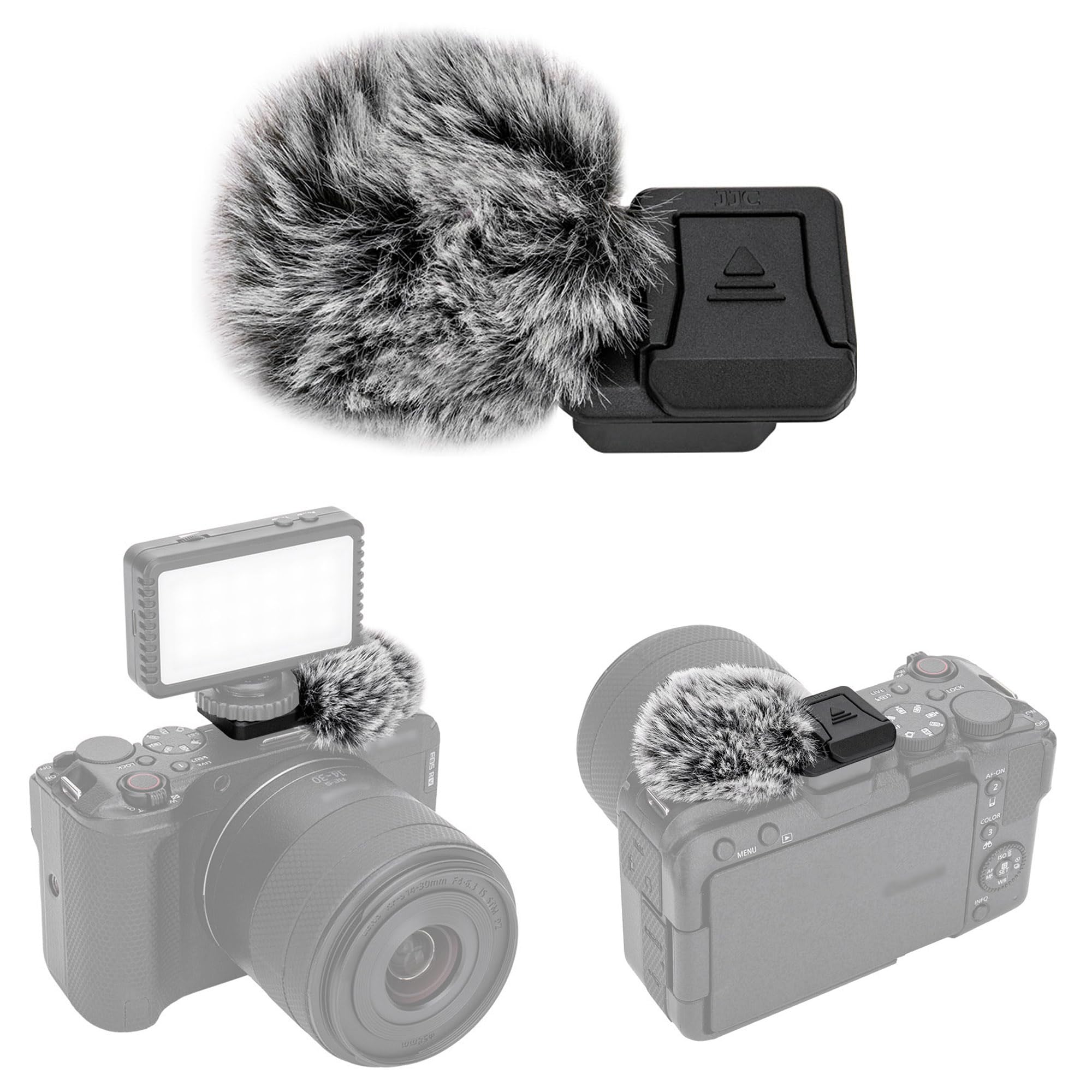 Amazon.com: JJC Cold Shoe Wind Muff for Canon EOS R50 V R50V