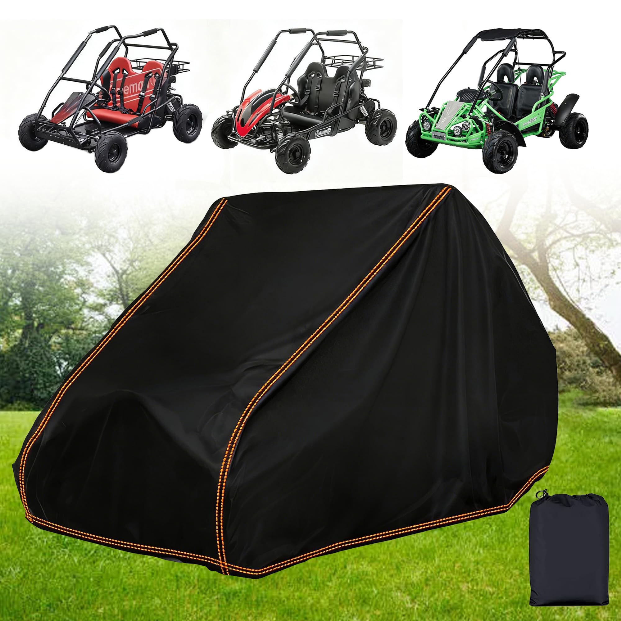 Amazon.com: QYMOTO KT196 Go Kart Cover, Fit Coleman KT196 Go Kart