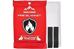 Invisible Blanket: 40x40" Flame-Retardant Emergency Escape Blanket