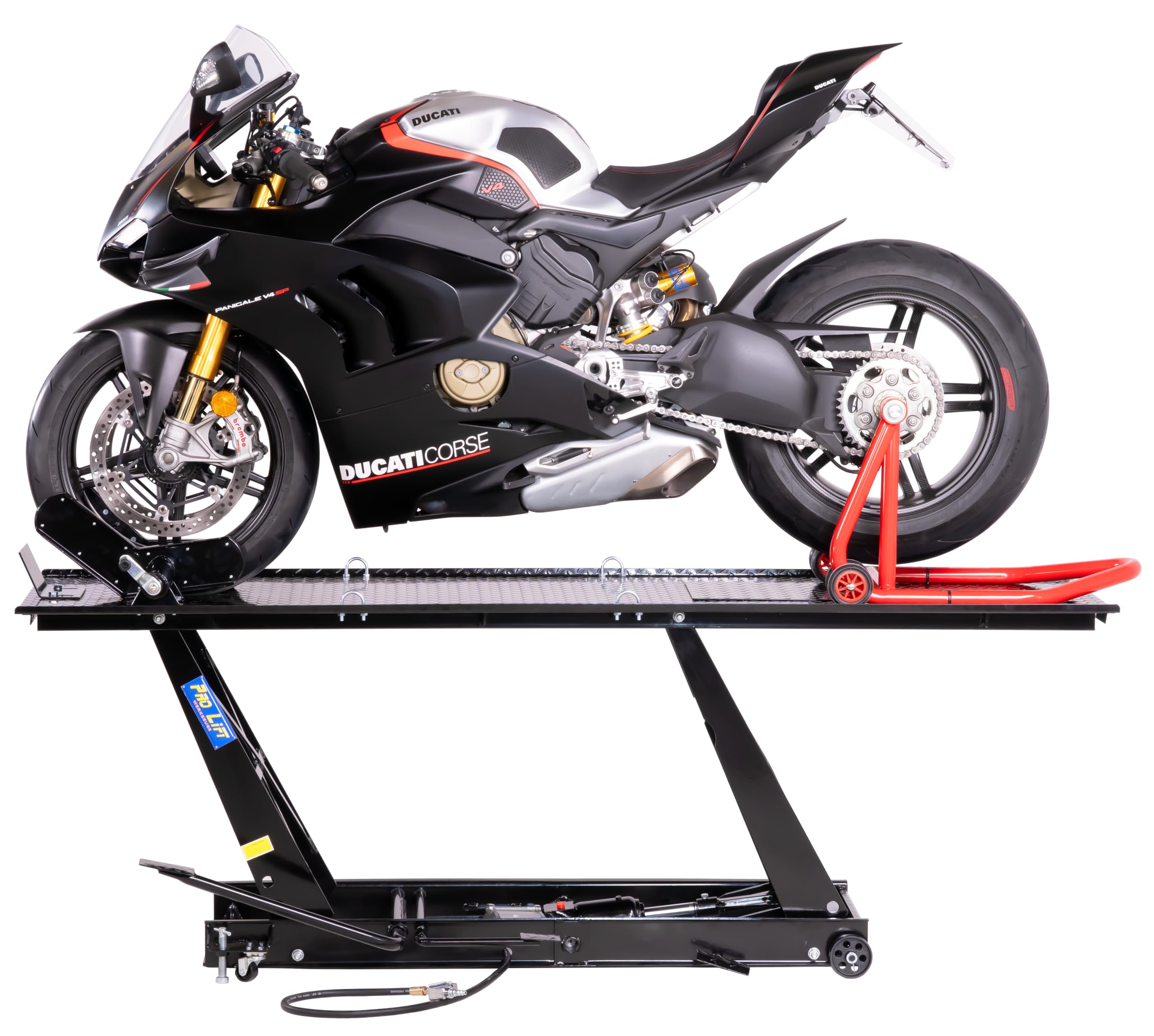 Plataforma elevadora de 450 kg para motocicleta, paralelo, elevador de motocicleta, hidráulico, elevador de motocicleta, paralelogramo, plataforma de trabajo, soporte de montaje