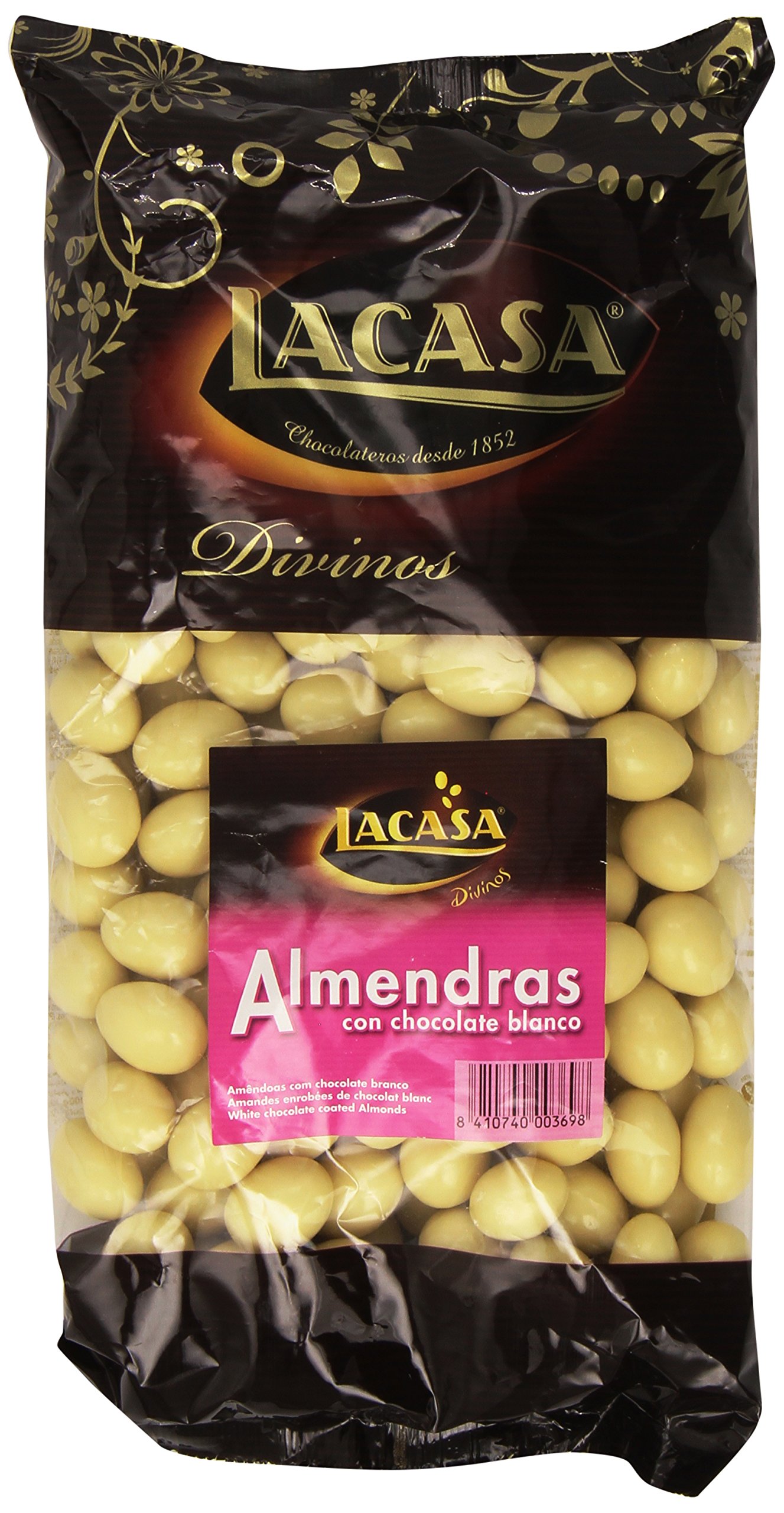 Lacasa - Divinos - Almendras con chocolate blanco - 1 kg