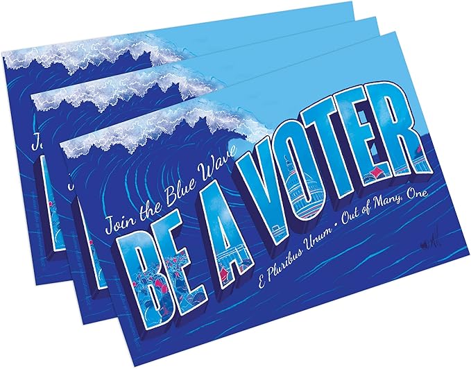 "Blue Wave" postcards. Perfect for Writing to Your