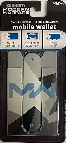 Trends International LLC Call of Duty Modern Warfare - Cartera para teléfono celular con soporte 3 en 1 con soporte para tarjetas de crédito,