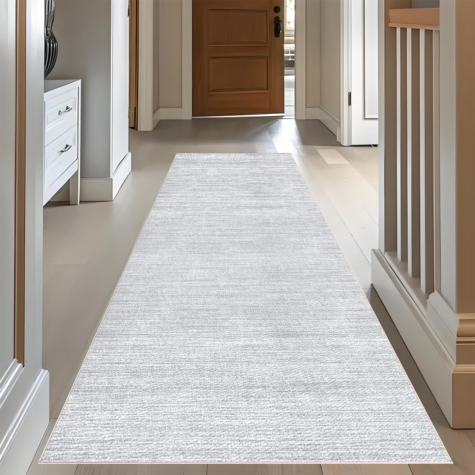 RxueSug Carpet Runners for Hallways Non Slip Long Washable Runner Rugs for Hallway 70 x 300 cm Non Slip Kitchen Runner Long Area Rug Absorbent Carpet Floor Mat Hall Runner Narrow Rugs